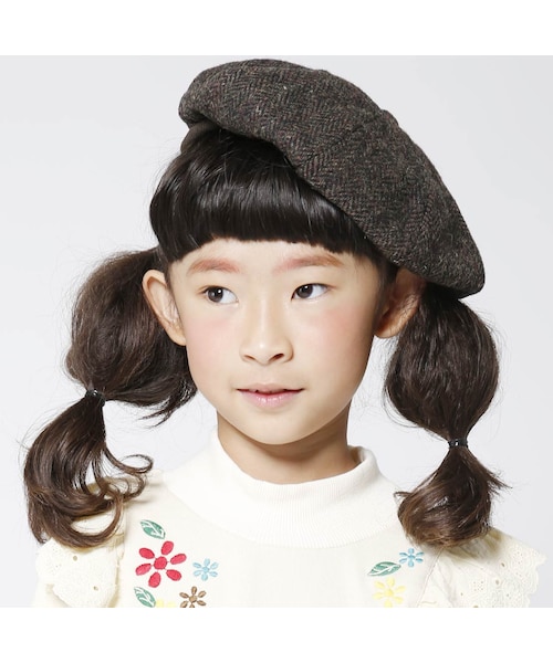 BOOFOOWOO（ブーフーウー）の「【Grin Buddy】トラッドベレー帽（その他・キッズ・ブルー/ブラウン/グレー・54cm）」の7枚目の写真