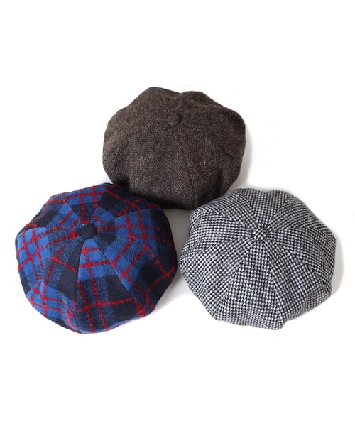 BOOFOOWOO（ブーフーウー）の「【Grin Buddy】トラッドベレー帽（その他・キッズ・ブルー/ブラウン/グレー・54cm）」の6枚目の写真