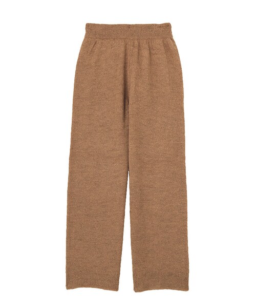 FLOVE(フローブ)の「ブークレニットパンツ(パンツ・レディース・ベージュ/カーキ/キャメル・F)」の1枚目の写真