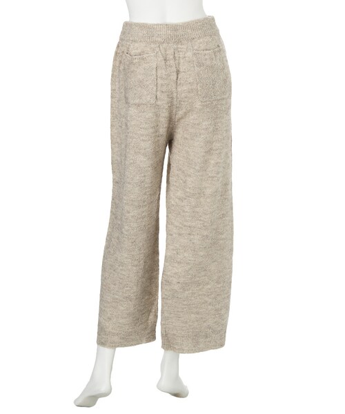 FLOVE(フローブ)の「ブークレニットパンツ(パンツ・レディース・ベージュ/カーキ/キャメル・F)」の8枚目の写真