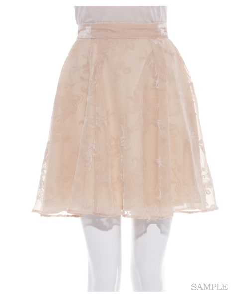 SNIDEL（スナイデル）の「ベルベットオパールスカート（ミニスカート  