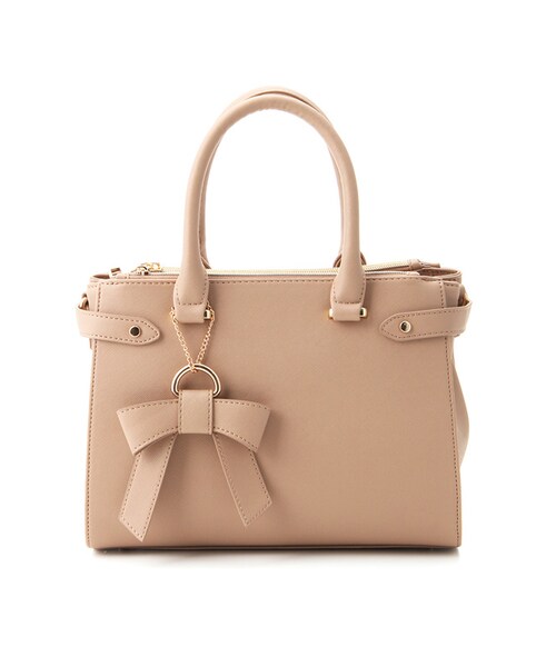 Honeys ハニーズ の ｐｖｃリボン付２ｗａｙｂａｇ バッグ Wear