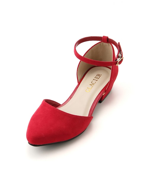 Honeys（ハニーズ）の「セパレートパンプス（パンプス・レディース・クロ/クロ合皮/アカ/モカ・Ｓ/Ｍ/Ｌ/ＬＬ）」の4枚目の写真