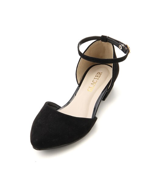 Honeys（ハニーズ）の「セパレートパンプス（パンプス・レディース・クロ/クロ合皮/アカ/モカ・Ｓ/Ｍ/Ｌ/ＬＬ）」の2枚目の写真