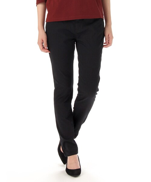 Honeys（ハニーズ）の「カラースキニー７３丈（パンツ・スキニー・レディース・ブラック/ネイビー/カーキ・ＳＳ/Ｓ/Ｍ/Ｌ/ＬＬ）」の2枚目の写真