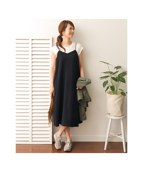 URBAN RESEARCH DOORS(アーバンリサーチドアーズ)の「キャミソールワンピース(ワンピース/ドレス・レディース・TERRACOTTA/NAVY・one)」の8枚目の写真