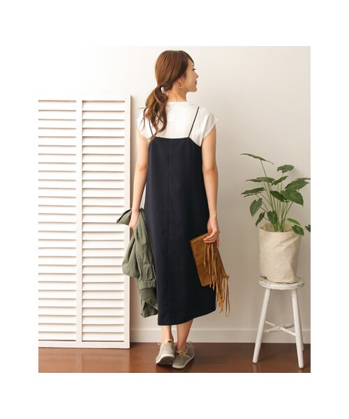 URBAN RESEARCH DOORS(アーバンリサーチドアーズ)の「キャミソールワンピース(ワンピース/ドレス・レディース・TERRACOTTA/NAVY・one)」の11枚目の写真