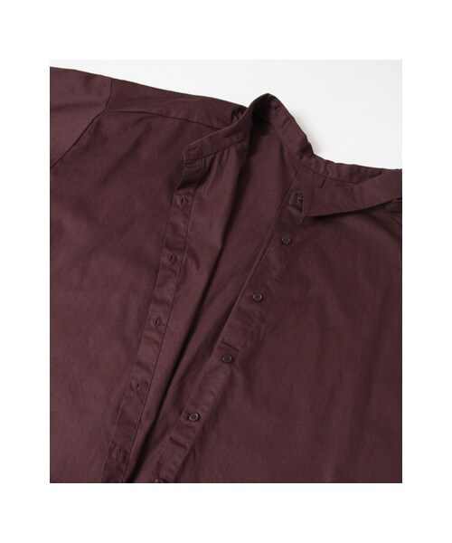 KBF（ケイビーエフ）の「KBF+ ワイドシャツ（トップス・レディース・OFF/NAVY/BORDEAUX・one）」の12枚目の写真