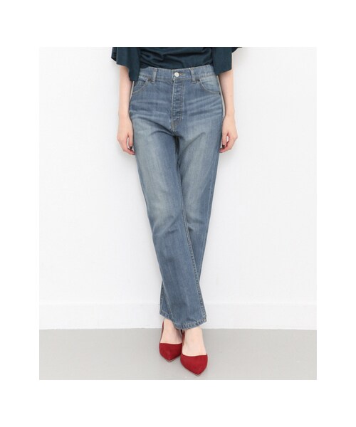 KBF（ケイビーエフ）の「illi ボーイズストレートデニム（パンツ・レディース・BLUE/ONE WASH・36/38）」の7枚目の写真