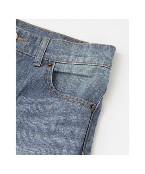 KBF（ケイビーエフ）の「illi ボーイズストレートデニム（パンツ・レディース・BLUE/ONE WASH・36/38）」の13枚目の写真