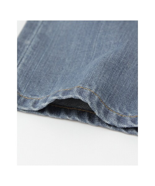 KBF（ケイビーエフ）の「illi ボーイズストレートデニム（パンツ・レディース・BLUE/ONE WASH・36/38）」の15枚目の写真