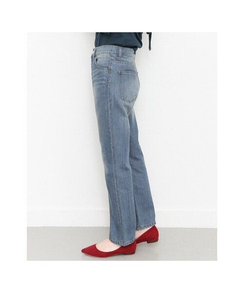 KBF（ケイビーエフ）の「illi ボーイズストレートデニム（パンツ・レディース・BLUE/ONE WASH・36/38）」の8枚目の写真