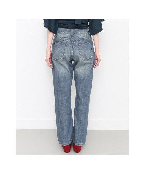 KBF（ケイビーエフ）の「illi ボーイズストレートデニム（パンツ・レディース・BLUE/ONE WASH・36/38）」の9枚目の写真