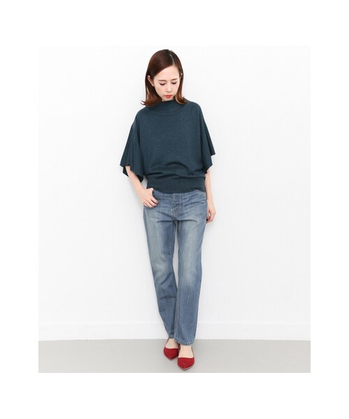 KBF（ケイビーエフ）の「illi ボーイズストレートデニム（パンツ・レディース・BLUE/ONE WASH・36/38）」の6枚目の写真