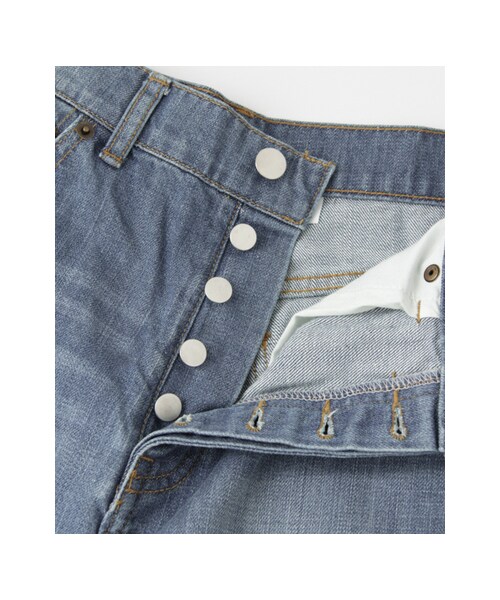 KBF（ケイビーエフ）の「illi ボーイズストレートデニム（パンツ・レディース・BLUE/ONE WASH・36/38）」の12枚目の写真