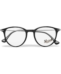 persol | Persol Round-Frame Acetate and Silver-Tone Optical Glasses(メガネ)
