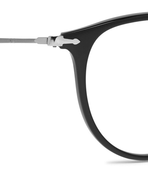 persol(ペルソール)の「Persol Round-Frame Acetate and Silver-Tone Optical Glasses(メガネ・メンズ・Black・One size)」の5枚目の写真