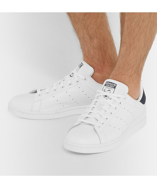 adidas(アディダス)の「Adidas Originals Stan Smith Leather Sneakers(スニーカー・メンズ・White・5.5/6/6.5/7/7.5/8/8.5/9/9.5/10/10.5/11/11.5/12.5)」の3枚目の写真