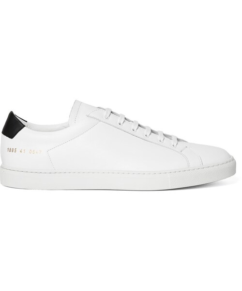COMMON PROJECTS(コモンプロジェクト)の「Common Projects Achilles Retro Leather Sneakers(スニーカー・メンズ・White・EU39/EU40/EU41/EU42/EU43/EU44/EU45/EU46/EU47)」の1枚目の写真