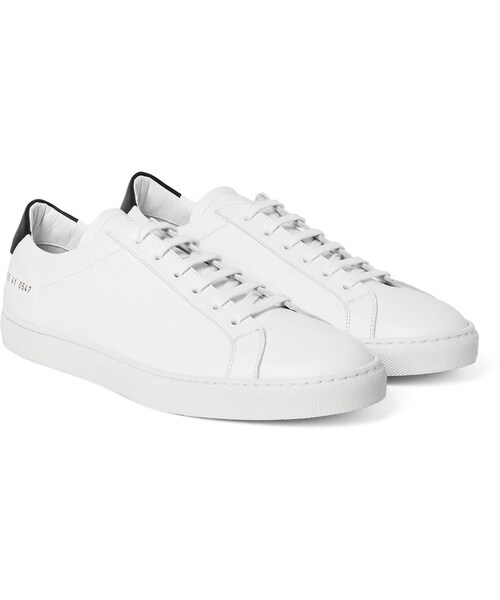 COMMON PROJECTS(コモンプロジェクト)の「Common Projects Achilles Retro Leather Sneakers(スニーカー・メンズ・White・EU39/EU40/EU41/EU42/EU43/EU44/EU45/EU46/EU47)」の7枚目の写真