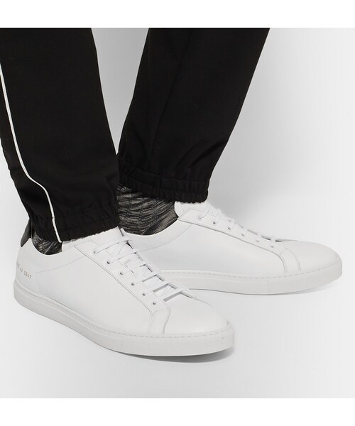 COMMON PROJECTS(コモンプロジェクト)の「Common Projects Achilles Retro Leather Sneakers(スニーカー・メンズ・White・EU39/EU40/EU41/EU42/EU43/EU44/EU45/EU46/EU47)」の2枚目の写真