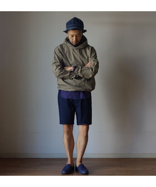 MANUAL ALPHABET(マニュアル アルファベット)の「【完売御礼】MANUAL ALPHABET マニュアルアルファベット MA-J- 123 TYP SHIRT PARKER タイプライターシャツパーカー MOC モカ(マウンテンパーカー・メンズ・その他)」の2枚目の写真