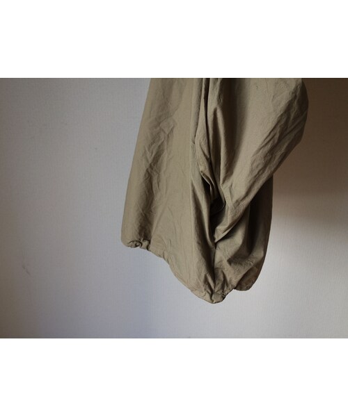 MANUAL ALPHABET(マニュアル アルファベット)の「【完売御礼】MANUAL ALPHABET マニュアルアルファベット MA-J- 123 TYP SHIRT PARKER タイプライターシャツパーカー MOC モカ(マウンテンパーカー・メンズ・その他)」の11枚目の写真
