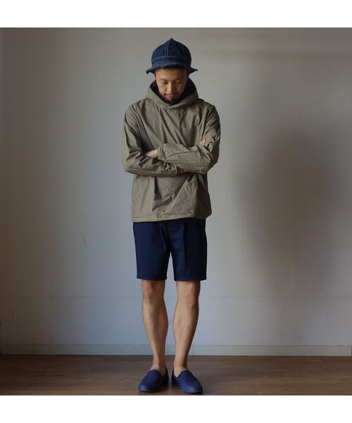 MANUAL ALPHABET(マニュアル アルファベット)の「【完売御礼】MANUAL ALPHABET マニュアルアルファベット MA-J- 123 TYP SHIRT PARKER タイプライターシャツパーカー MOC モカ(マウンテンパーカー・メンズ・その他)」の6枚目の写真