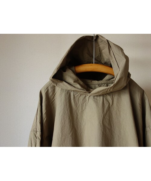 MANUAL ALPHABET(マニュアル アルファベット)の「【完売御礼】MANUAL ALPHABET マニュアルアルファベット MA-J- 123 TYP SHIRT PARKER タイプライターシャツパーカー MOC モカ(マウンテンパーカー・メンズ・その他)」の8枚目の写真