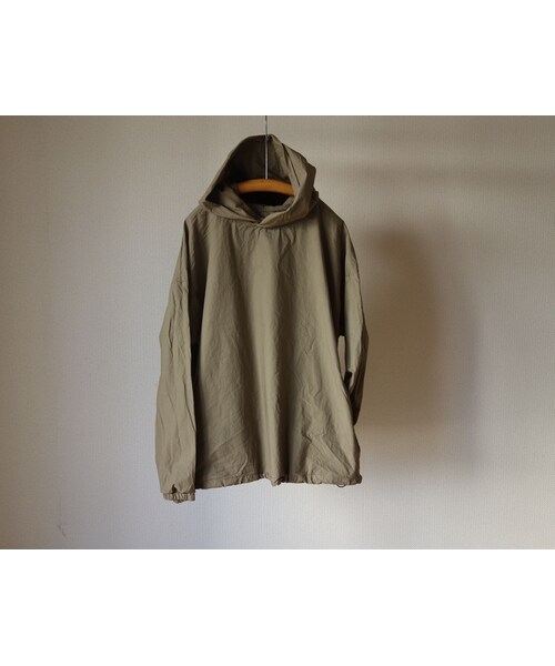 MANUAL ALPHABET(マニュアル アルファベット)の「【完売御礼】MANUAL ALPHABET マニュアルアルファベット MA-J- 123 TYP SHIRT PARKER タイプライターシャツパーカー MOC モカ(マウンテンパーカー・メンズ・その他)」の7枚目の写真