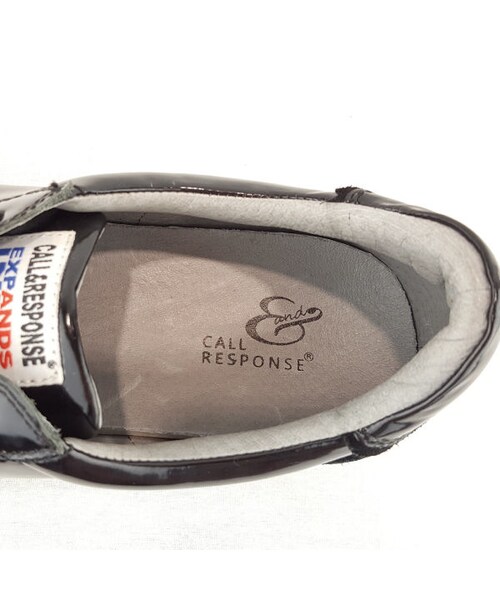 CALL&RESPONSE（コールアンドレスポンス）の「ガラスレザービブラムスニーカー　ブラック　/ 162-1782-04（スニーカー・メンズ・その他）」の6枚目の写真