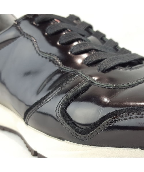 CALL&RESPONSE（コールアンドレスポンス）の「ガラスレザービブラムスニーカー　ブラック　/ 162-1782-04（スニーカー・メンズ・その他）」の3枚目の写真