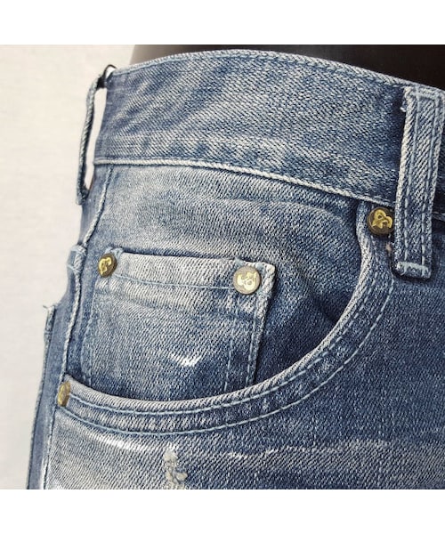 CALL&RESPONSE（コールアンドレスポンス）の「ホワイトトッピングデニム  /  ＣＡＬＬ＆ＲＥＳＰＯＮＳＥ　/ 162-1553-05（デニムパンツ・メンズ・その他）」の5枚目の写真