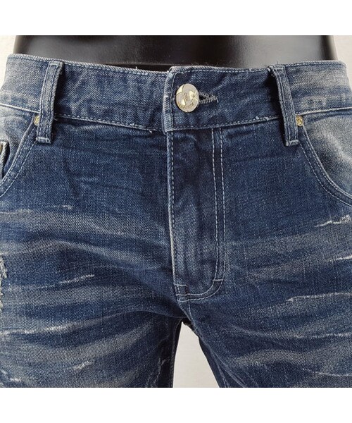 CALL&RESPONSE（コールアンドレスポンス）の「ホワイトトッピングデニム  /  ＣＡＬＬ＆ＲＥＳＰＯＮＳＥ　/ 162-1553-05（デニムパンツ・メンズ・その他）」の3枚目の写真