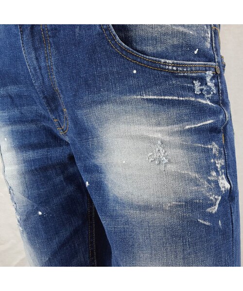 CALL&RESPONSE（コールアンドレスポンス）の「アビスブルーリペアデニム  /  ＣＡＬＬ＆ＲＥＳＰＯＮＳＥ　/ 162-1553-07（デニムパンツ・メンズ・その他）」の8枚目の写真