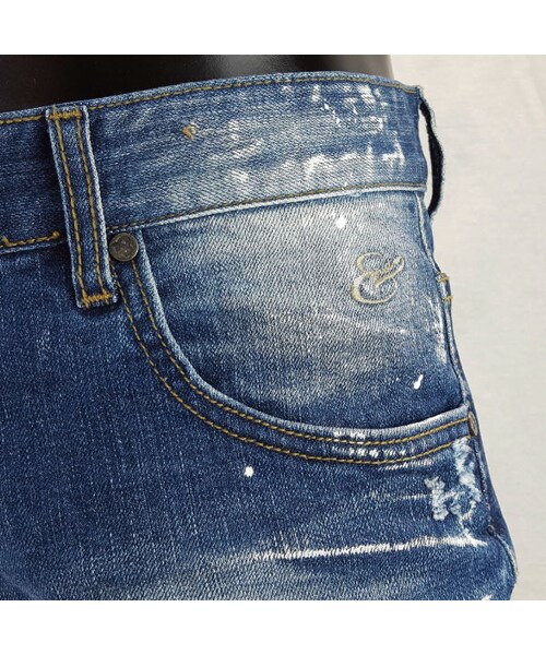 CALL&RESPONSE（コールアンドレスポンス）の「アビスブルーリペアデニム  /  ＣＡＬＬ＆ＲＥＳＰＯＮＳＥ　/ 162-1553-07（デニムパンツ・メンズ・その他）」の5枚目の写真