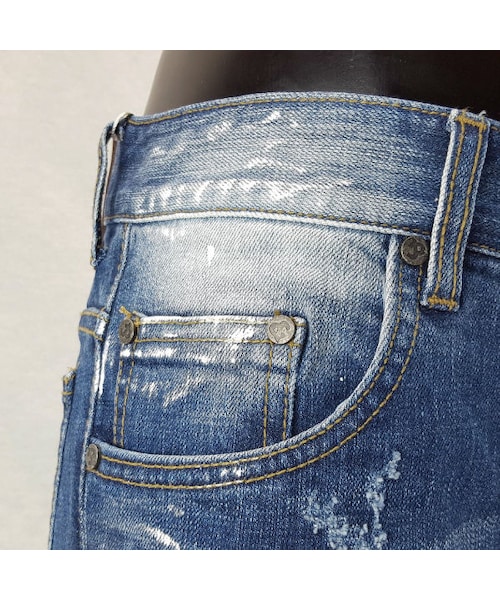 CALL&RESPONSE（コールアンドレスポンス）の「アビスブルーリペアデニム  /  ＣＡＬＬ＆ＲＥＳＰＯＮＳＥ　/ 162-1553-07（デニムパンツ・メンズ・その他）」の6枚目の写真
