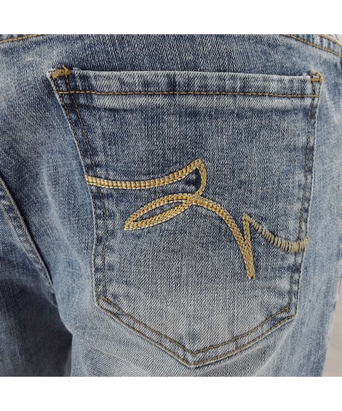 CALL&RESPONSE（コールアンドレスポンス）の「ハイトーンダメージデニム  /  ＣＡＬＬ＆ＲＥＳＰＯＮＳＥ　/ 162-1553-06（デニムパンツ・メンズ・その他）」の6枚目の写真