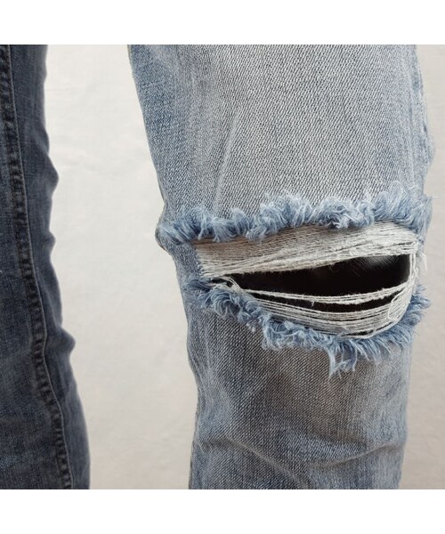 CALL&RESPONSE（コールアンドレスポンス）の「ハイトーンダメージデニム  /  ＣＡＬＬ＆ＲＥＳＰＯＮＳＥ　/ 162-1553-06（デニムパンツ・メンズ・その他）」の8枚目の写真