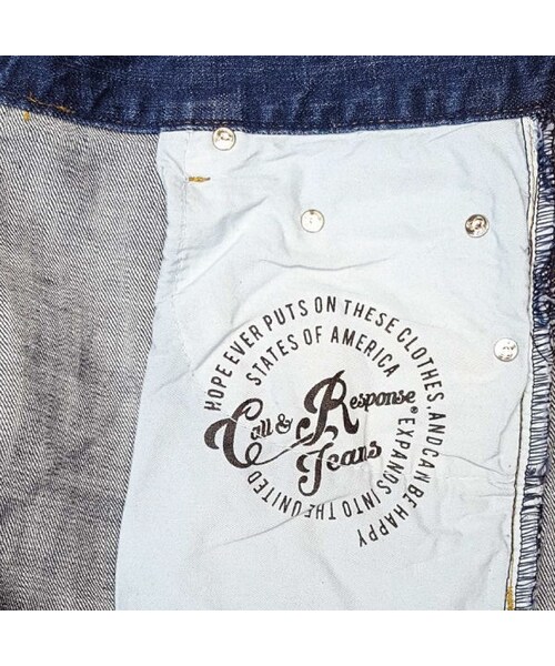 CALL&RESPONSE（コールアンドレスポンス）の「ハイトーンダメージデニム  /  ＣＡＬＬ＆ＲＥＳＰＯＮＳＥ　/ 162-1553-06（デニムパンツ・メンズ・その他）」の9枚目の写真