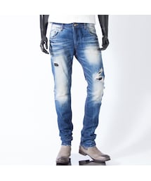 CALL&RESPONSE | サニーブルーリペアデニム / CALL&RESPONSE / 182-1553-05(デニムパンツ)