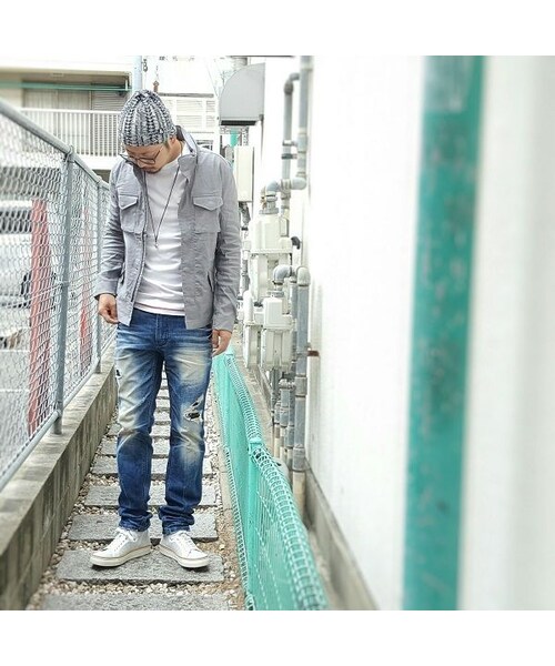 CALL&RESPONSE（コールアンドレスポンス）の「サニーブルーリペアデニム  /  ＣＡＬＬ＆ＲＥＳＰＯＮＳＥ　/ 182-1553-05（デニムパンツ・メンズ・その他）」の3枚目の写真