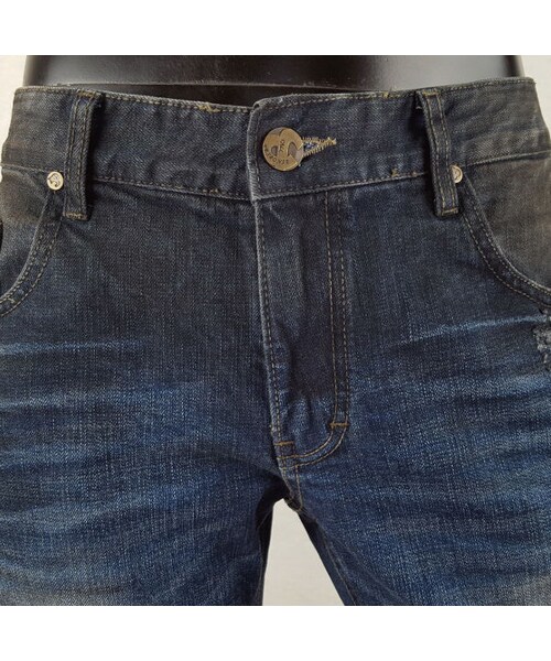 CALL&RESPONSE（コールアンドレスポンス）の「ブラックトッピングデニム  /  ＣＡＬＬ＆ＲＥＳＰＯＮＳＥ　/ 162-1553-03（デニムパンツ・メンズ・その他）」の3枚目の写真