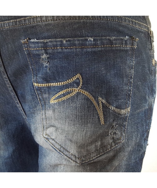 CALL&RESPONSE（コールアンドレスポンス）の「ブラックトッピングデニム  /  ＣＡＬＬ＆ＲＥＳＰＯＮＳＥ　/ 162-1553-03（デニムパンツ・メンズ・その他）」の6枚目の写真