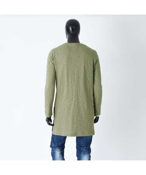 CALL&RESPONSE（コールアンドレスポンス）の「スラブノーカラーロングカーディガン/CALL&RESPONSE　　/  161-1329-01（カーディガン/ボレロ・メンズ・その他）」の2枚目の写真