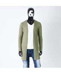 CALL&RESPONSE | スラブノーカラーロングカーディガン/CALL&RESPONSE　　/  161-1329-01(カーディガン/ボレロ)