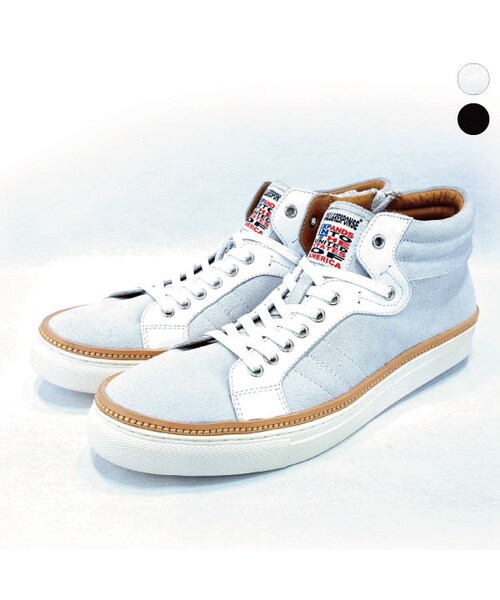 CALL&RESPONSE（コールアンドレスポンス）の「スウェードハイカットスニーカー　162-1782-05（スニーカー・メンズ・その他）」の2枚目の写真