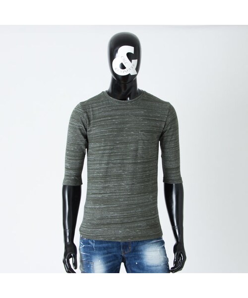 CALL&RESPONSE（コールアンドレスポンス）の「杢スラブ　５分袖ポケットＴＥＥ　161-1323-04（Tシャツ/カットソー・メンズ・その他）」の6枚目の写真