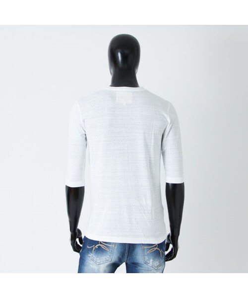 CALL&RESPONSE（コールアンドレスポンス）の「杢スラブ　５分袖ポケットＴＥＥ　161-1323-04（Tシャツ/カットソー・メンズ・その他）」の3枚目の写真