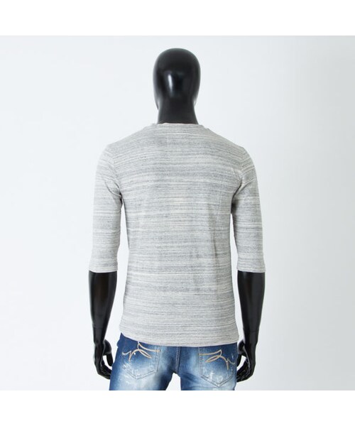 CALL&RESPONSE（コールアンドレスポンス）の「杢スラブ　５分袖ポケットＴＥＥ　161-1323-04（Tシャツ/カットソー・メンズ・その他）」の5枚目の写真